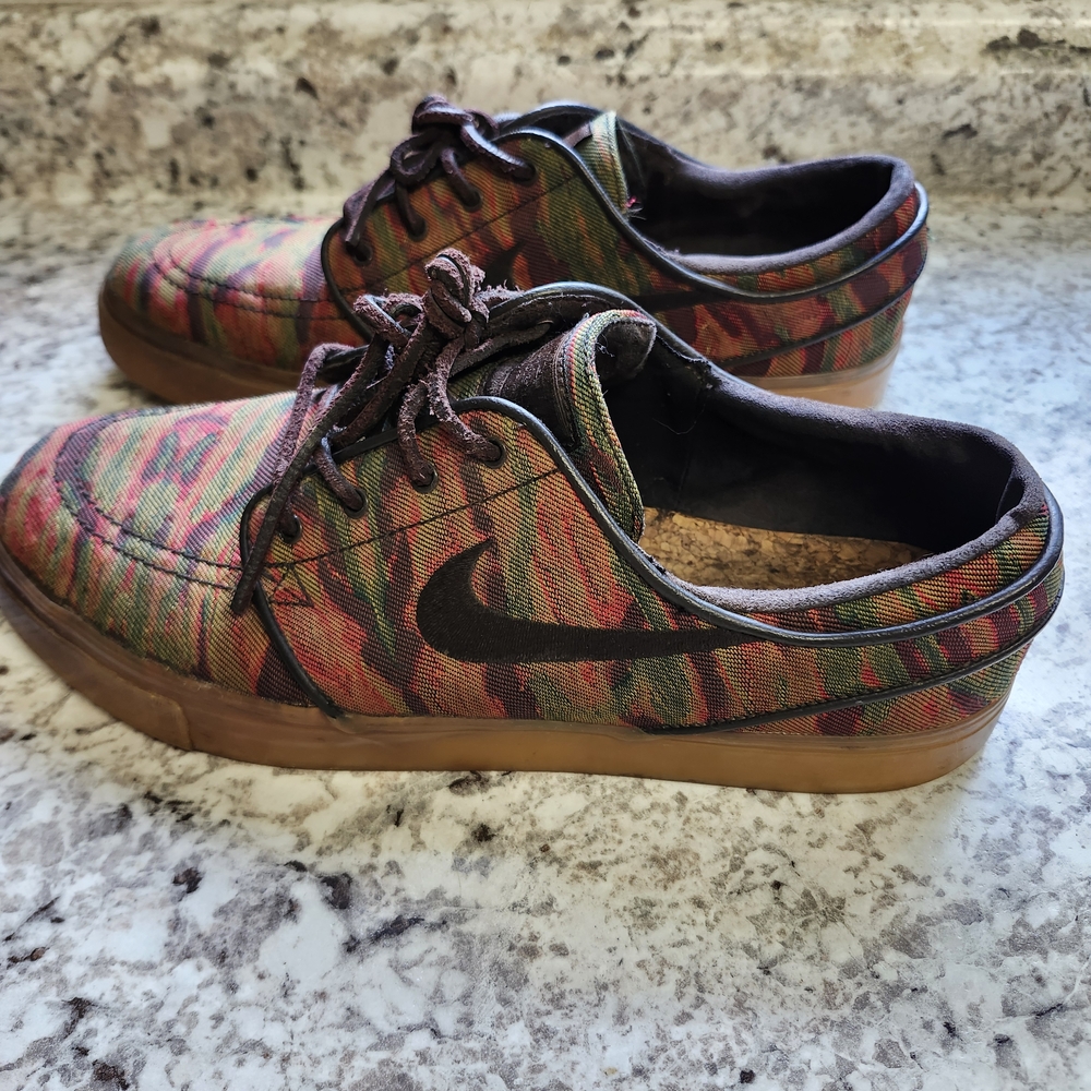 Nike Stefan Janoski SB Camo Gum Sneakers Mens size 9